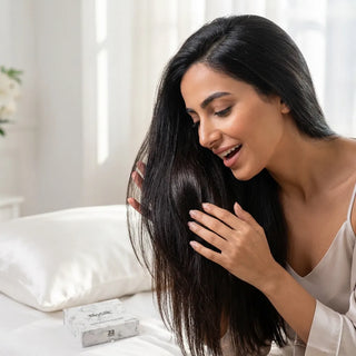 طقم زوج أغطية مخدة حرير طبيعي 100%