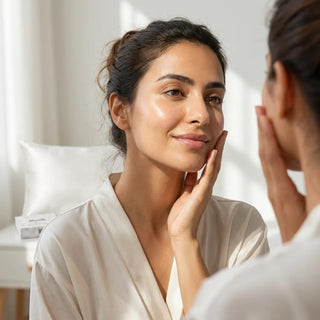 طقم زوج أغطية مخدة حرير طبيعي 100%